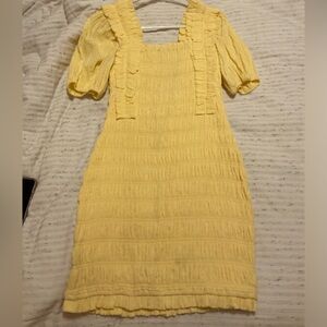 Endless Rose Yellow Mini Dress Size S!